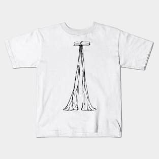 Aerial silks circus Kids T-Shirt